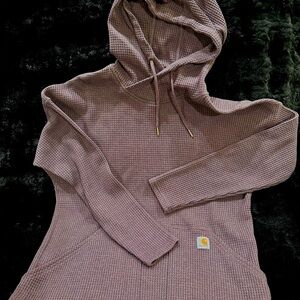 Carhartt Women's Textured Knit Hoodie - Mauve